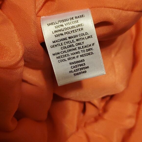 Chelsea 28 Ladies Coral Midi Twist Front Dress - Size Medium - Picture 10 of 10